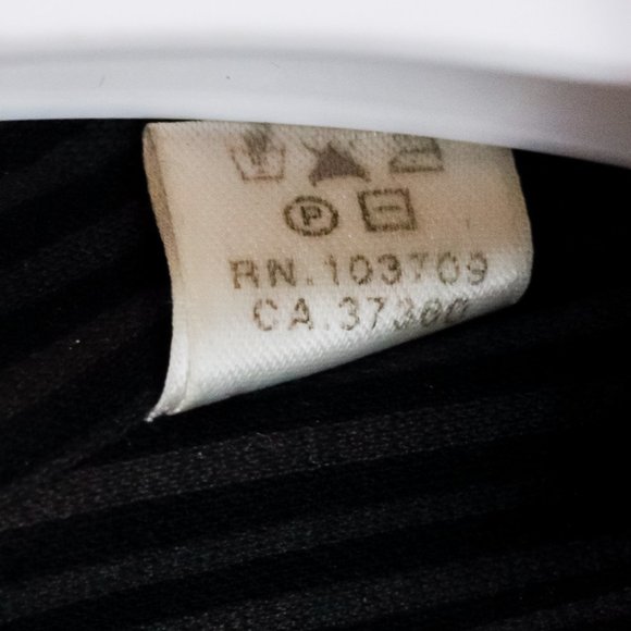 Armani Collezioni Black Pinstripe Shirt - Picture 10 of 10